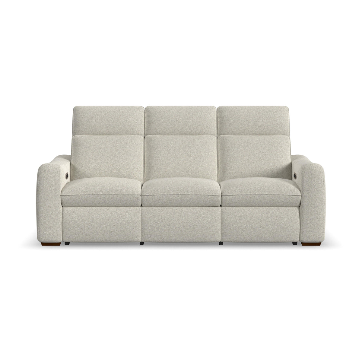 Ava Power Reclining Sofa With Power Headrest & Lumbar - Light Gray | Flexsteel