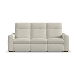 Ava Power Reclining Sofa With Power Headrest & Lumbar - Light Gray | Flexsteel