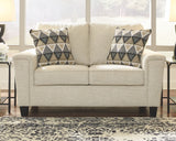 Abinger - Natural - 4 Pc. - Sofa, Loveseat, Chair, Ottoman | Ashley | Home Elegance USA