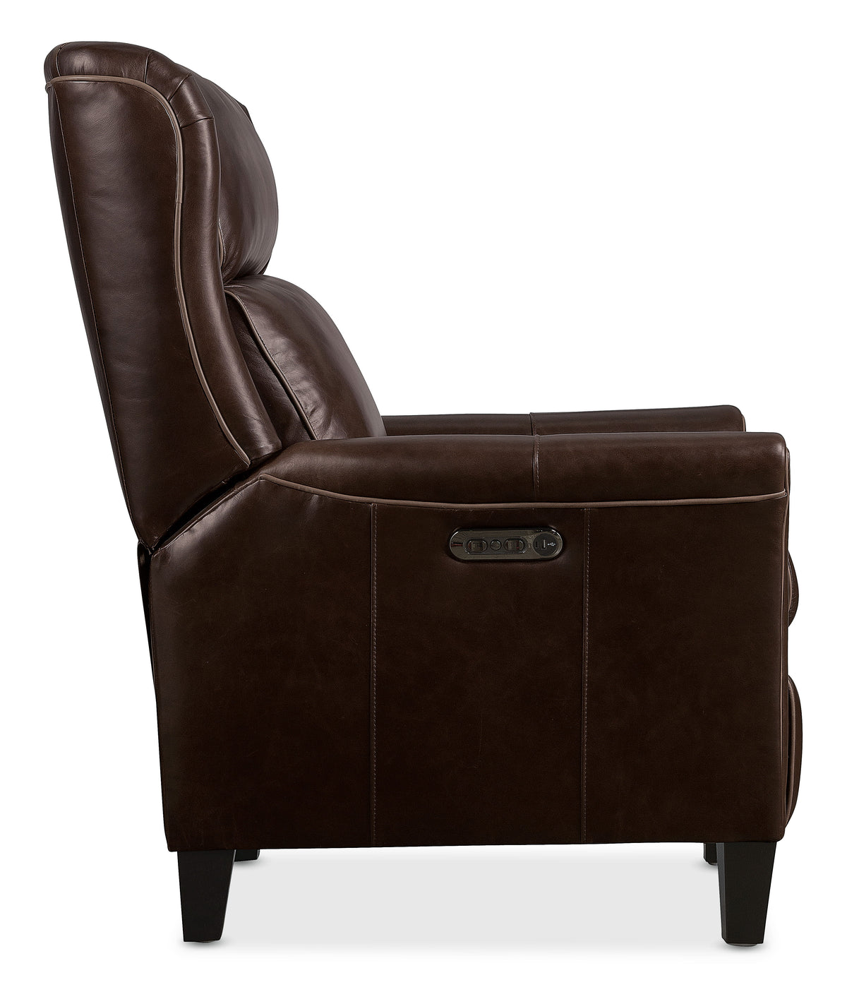 Henley Power Recliner With Power Headrest - Dark Brown by Hooker Furniture - View 7