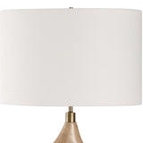Almyra Solid Wood Floor Lamp - Light Brown by Uttermost - View 5