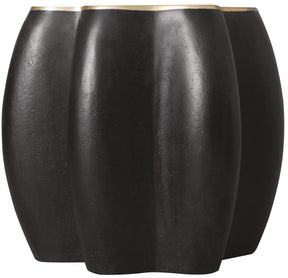 Melange Even And Flow Round End Table - Black by Hooker Furniture - View 1