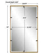 Egon Wall Mirror - Gold by Uttermost - View 6