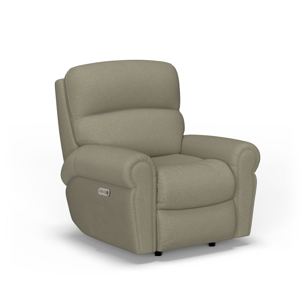 Langston Traditional Fabric Power Rocking Recliner With Power Headrest | Flexsteel