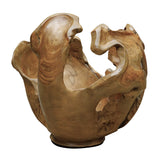 Arbor Crest Indoor-Outdoor Teak Bowl Woodtone - Light Brown by Uttermost - View 4