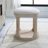 Dennen Ottoman Oak - Beige by Uttermost - View 3
