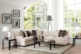 Alisa - Sectional - Ivory - SM3079 - SECT - Home Elegance USA - 1