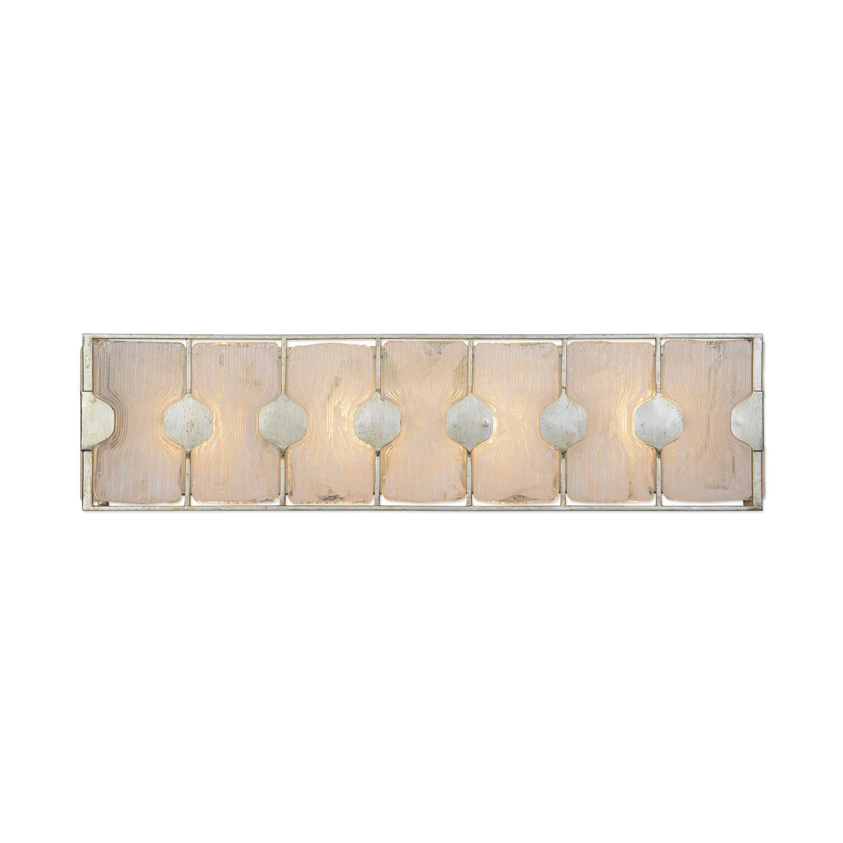 Rene 4 Light Swirl Glass Vanity - Silver / Gold by Uttermost - View 1