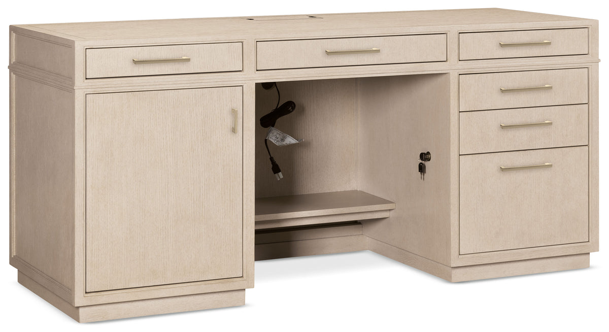 Credenza Polished Limestone - Beige by Hooker Furniture - View 1