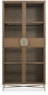 Sonnet Display Cabinet - Dark Gray / Light Brown by Hooker Furniture - View 9