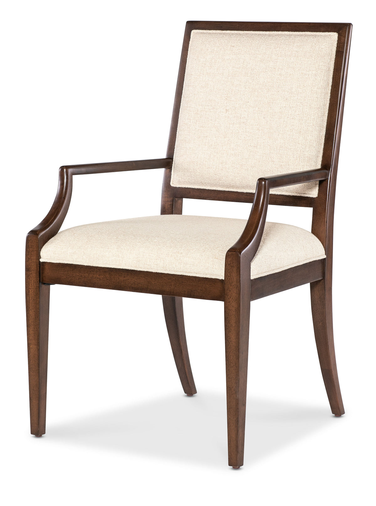 Archives Upholstered Arm Chair Beige / Brown - Beige / Dark Brown by Hooker Furniture - View 3