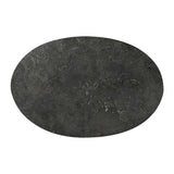 Jessenia Stone Accent Table - Dark Gray / Gold by Uttermost - View 4