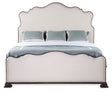 Charleston California King Upholstered Bed - Black / Light Gray by Hooker Furniture - View 6