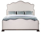 Charleston California King Upholstered Bed - Black / Light Gray by Hooker Furniture - View 6