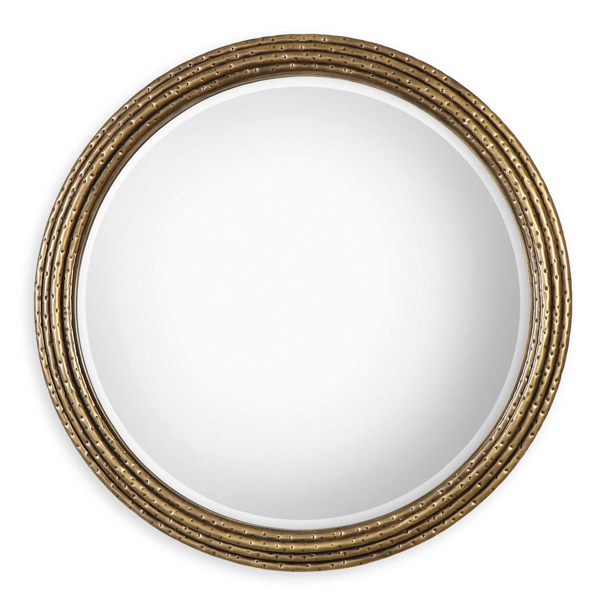 Spera Round Mirror - Gold by Uttermost - View 1