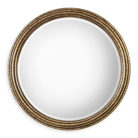 Spera Round Mirror - Gold by Uttermost - View 1