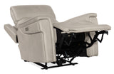 Lyra Zero Gravity Power Recliner WithPower Headrest - Light Gray by Hooker Furniture - View 4