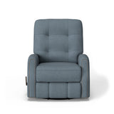 Devon Transitional Fabric Swivel Gliding Recliner With Nailhead Trim | Flexsteel