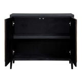Andrei Teak Root 2 Door Cabinet Black / Woodtone - Black / Light Brown by Uttermost - View 7