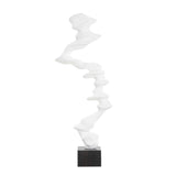 Flux Indoor-Outdoor Sculpture - White by Uttermost - View 6