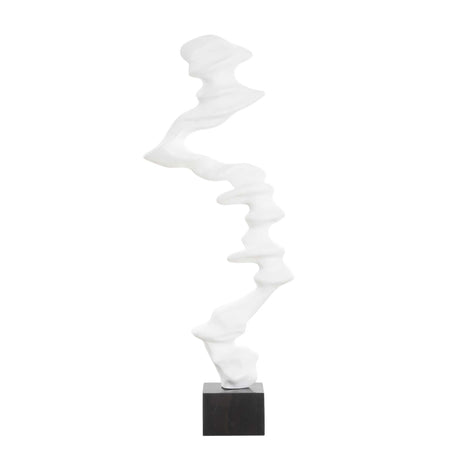 Flux Indoor-Outdoor Sculpture - White by Uttermost - View 6
