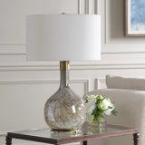 Rhine Brown Glass Table Lamp - Dark Brown by Uttermost - View 3