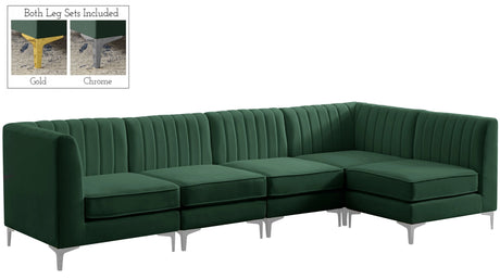 Alina - Modular Sectional - Green - 604Green - Sec5B - Home Elegance USA - 5