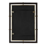 Bach Rectangle Mirror Walnut & Brass - Gold / Dark Brown by Uttermost - View 7