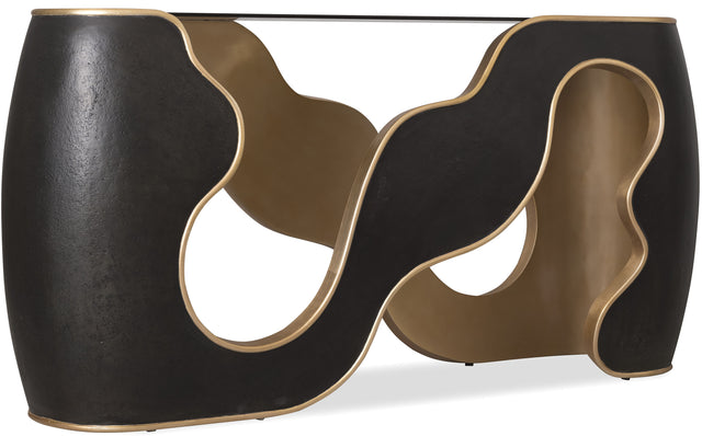 Melange Even And Flow Console Table - Black by Hooker Furniture - View 1