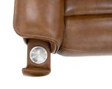 Walker Power Gliding Recliner With Power Headrest & Lumbar - Light Brown | Flexsteel