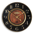 Alexandre 23" Clock - Black / Light Brown by Uttermost - View 1