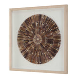 Tiger Sea Urchin Shadow Box - Dark Brown by Uttermost - View 4