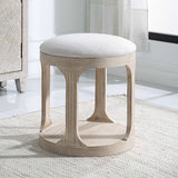 Dennen Ottoman Oak - Beige by Uttermost - View 2