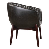 Anders Chenille Accent Chair - Black / Light Brown by Uttermost - View 4