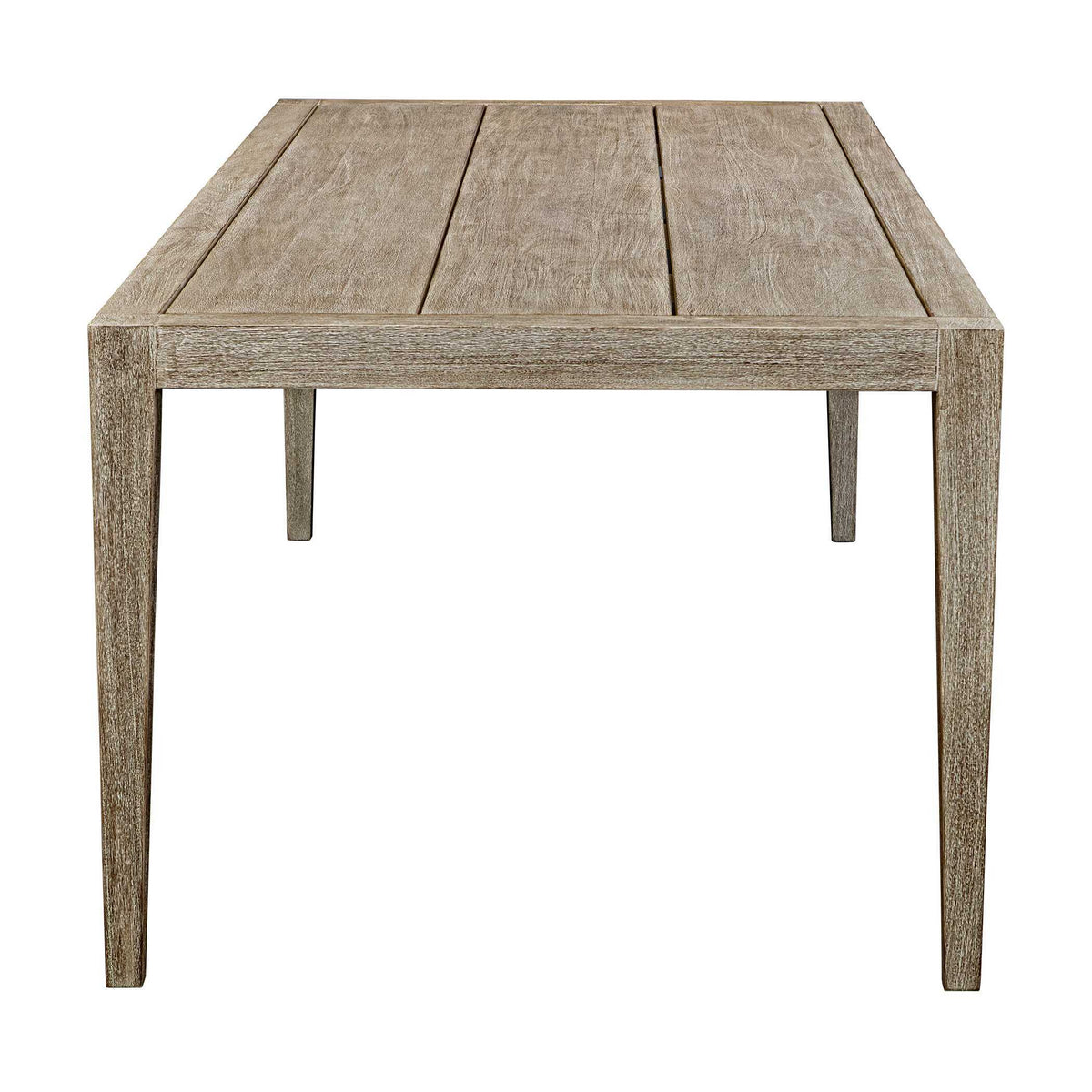 Kirkham Wooden Outdoor Dining Table Woodtone - Light Brown by Uttermost - View 7