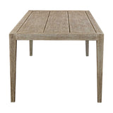 Kirkham Wooden Outdoor Dining Table Woodtone - Light Brown by Uttermost - View 7