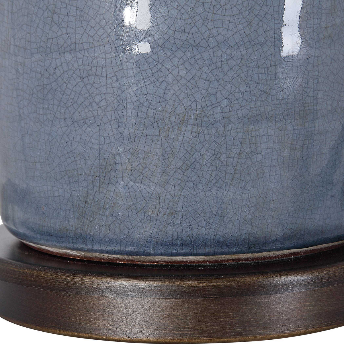 Vicente Slate Table Lamp - Blue / White by Uttermost - View 7
