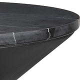 Time's Up Hourglass Shaped Side Table - Black by Uttermost - View 5