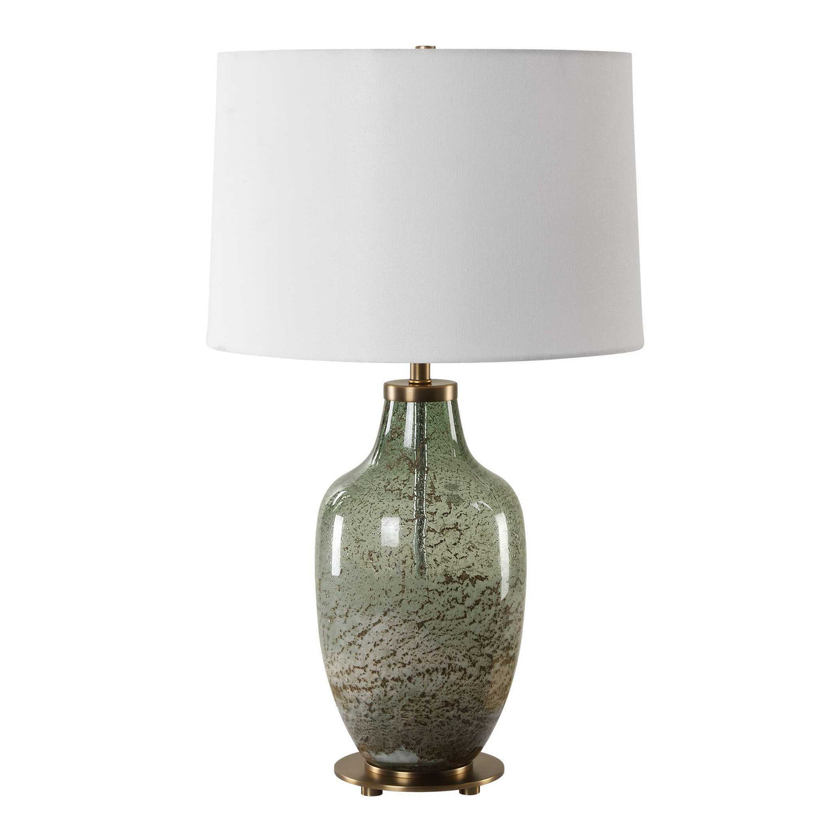Chianti Olive Glass Table Lamp - Green by Uttermost - View 4