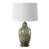 Chianti Olive Glass Table Lamp - Green by Uttermost - View 4