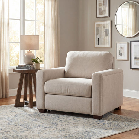 Griffin Twin Sleeper Chair New Page Flax - Beige by Hooker Furniture - View 2