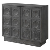 Shelby 2 Door Ebony Stained Cabinet - Black by Uttermost - View 4