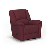 Plush Transitional Leather Gliding Recliner | Flexsteel
