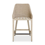 Paloma Outdoor Wicker Counter Stool Brown / Gray / White - Light Brown / White by Uttermost - View 6