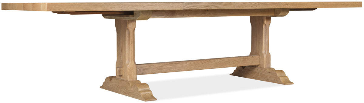 Driftwood Rectangular Dining Table With Two Leaves Buckboard - Light Brown by Hooker Furniture - View 7