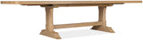 Driftwood Rectangular Dining Table With Two Leaves Buckboard - Light Brown by Hooker Furniture - View 7