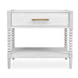 Bales Side Table - White by Uttermost - View 1