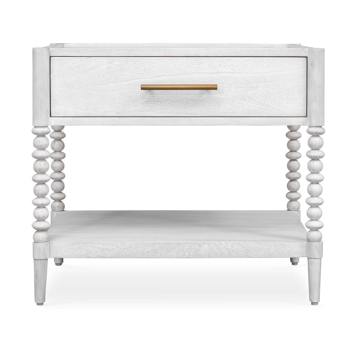 Bales Side Table - White by Uttermost - View 1