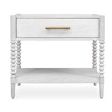 Bales Side Table - White by Uttermost - View 1