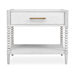 Bales Side Table - White by Uttermost - View 1